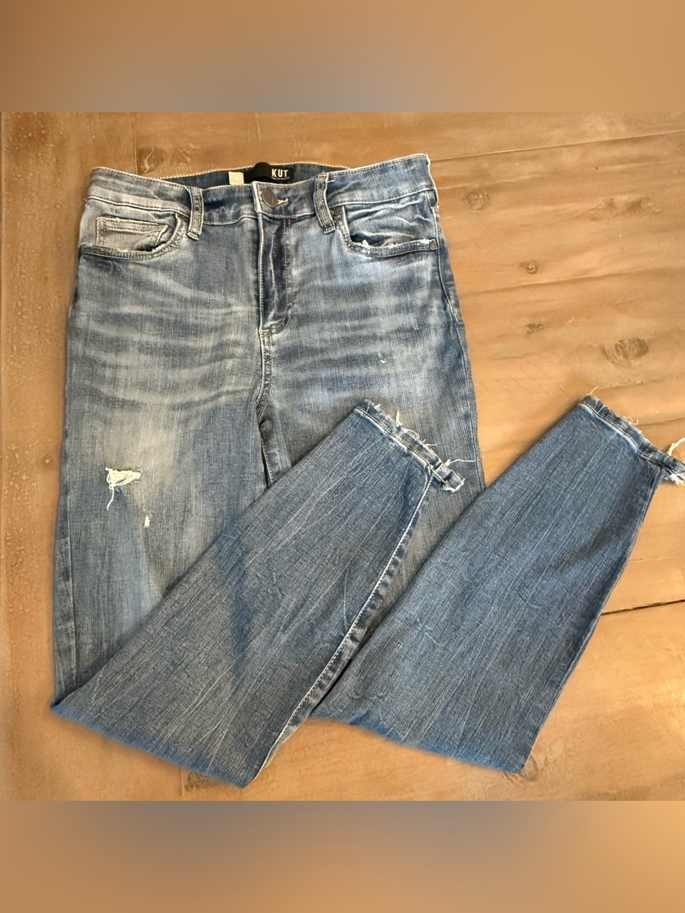 Kut from the Kloth Women’s Connie High Rose Ankle Skinny Jean Sz 8 Preowned